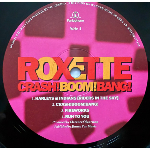 ROXETTE - CRASH! BOOM! BANG! 2 LP Set 1994/2024 (5021732477194) WARNER MUSIC SWEDEN/EU MINT ROXETTE - CRASH! BOOM! BANG! 2 LP Set 1994/2024 (5021732477194) WARNER MUSIC SWEDEN/EU MINT