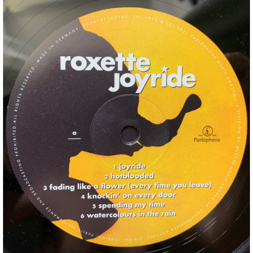 ROXETTE - JOYRIDE 1991/2021 (5054197107160) PARLOPHONE/EU MINT ROXETTE - JOYRIDE 1991/2021 (5054197107160) PARLOPHONE/EU MINT