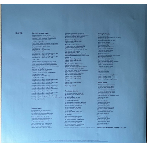 ACCEPT - METAL HEART 1985/2023 (RE-ISSUE) UNIVERSAL/EU MINT ACCEPT - METAL HEART 1985/2023 (RE-ISSUE) UNIVERSAL/EU MINT