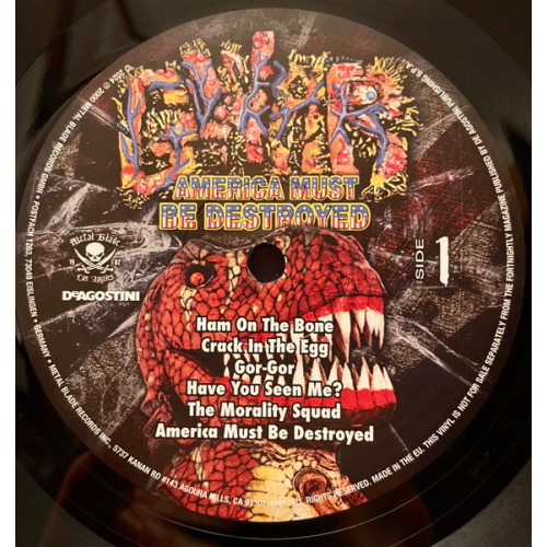 GWAR - AMERICA MUST BE DESTROYED 1992 (REISSUE) METAL BLADE/ITALY MINT GWAR - AMERICA MUST BE DESTROYED 1992 (REISSUE) METAL BLADE/ITALY MINT