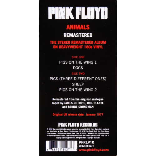 PINK FLOYD - ANIMALS 1977/2025 (0888751842717) COLUMBIA/SONY/EU MINT PINK FLOYD - ANIMALS 1977/2025 (0888751842717) COLUMBIA/SONY/EU MINT