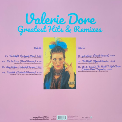 VALERIE DORE - GREATEST HITS & REMIXES 2021 (ZYX 23008-1) ZYX/GERMANY MINT VALERIE DORE - GREATEST HITS & REMIXES 2021 (ZYX 23008-1) ZYX/GERMANY MINT