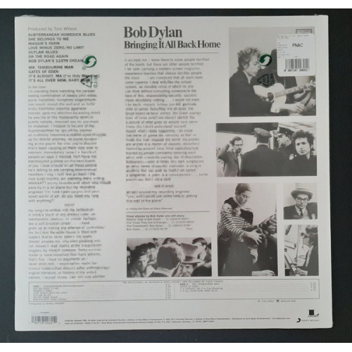 BOB DYLAN - BRINGING IT ALL BACK HOME 1965/2015 (0888751462311) COLUMBIA/SONY/EU MINT BOB DYLAN - BRINGING IT ALL BACK HOME 1965/2015 (0888751462311) COLUMBIA/SONY/EU MINT