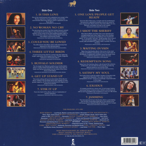 BOB MARLEY & THE WAILERS - LEGEND 1984/2015 (0600753030523, 180g) ISLAND/UNIVERSAL/EU MINT BOB MARLEY & THE WAILERS - LEGEND 1984/2015 (0600753030523, 180g) ISLAND/UNIVERSAL/EU MINT