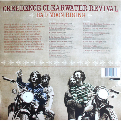 CREEDENCE CLEARWATER REVIVAL - BAD MOON RISING: THE COLLECTION 2013/2019 (0602577915987) SPECTRUM/EU CREEDENCE CLEARWATER REVIVAL - BAD MOON RISING: THE COLLECTION 2013/2019 (0602577915987) SPECTRUM/EU