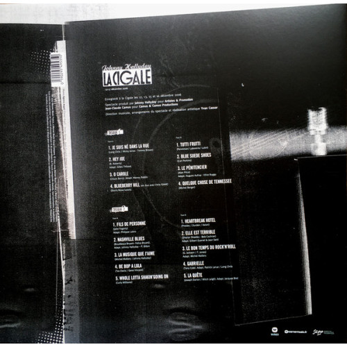 JOHNNY HALLYDAY - LA CIGALE 2006/2019 2 LP SET (LTD, CLEAR, 0190295495350) WARNER/FRANCE MINT JOHNNY HALLYDAY - LA CIGALE 2006/2019 2 LP SET (LTD, CLEAR, 0190295495350) WARNER/FRANCE MINT