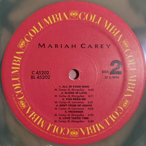 MARIAH CAREY - MARIAH CAREY 1990/2020 (0194397763614) COLUMBIA/LEGACY/SONY/EU MINT MARIAH CAREY - MARIAH CAREY 1990/2020 (0194397763614) COLUMBIA/LEGACY/SONY/EU MINT