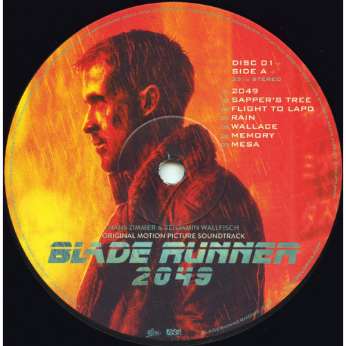 O.S.T. - BLADE RUNNER 2049 2017 2 LP SET (0190758036410) EPIC/SONY/EU MINT O.S.T. - BLADE RUNNER 2049 2017 2 LP SET (0190758036410) EPIC/SONY/EU MINT