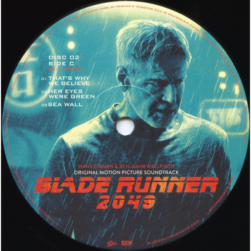 O.S.T. - BLADE RUNNER 2049 2017 2 LP SET (0190758036410) EPIC/SONY/EU MINT O.S.T. - BLADE RUNNER 2049 2017 2 LP SET (0190758036410) EPIC/SONY/EU MINT