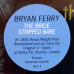 BRYAN FERRY - THE BRIDE STRIPPED BARE 1978/2021 (0602577227479) VIRGIN/UNIVERSAL/EU MINT