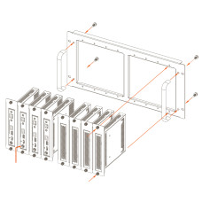 Рекову кріплення SAVANT 5U RACK MOUNT SHELF FOR UP TO 8 SINGLE VIDEO INPUT UNITS (RCK-PAVVM8)