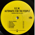 R.E.M. - AUTOMATIC FOR THE PEOPLE (CR00046, 180 gm.) CRAFT RECORDINGS/EU MINT