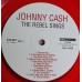 JOHNNY CASH - THE REBEL SINGS - AN EP SELECTION 2017 (VP90023, LTD., Red) VINYL PASSION/EU MINT