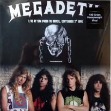 MEGADETH - LIVE AT SAN PAOLO DO BRASIL, SEPTEMBER 2ND 1995 2017 (DOR2126H, White) DOL/EU MINT