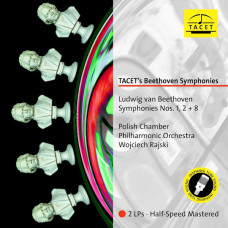 LUDWIG VAN BEETHOVEN - SYMPHONIES NOS. 1, 2 + 8  2 LP Set 2017 (TACET L 238) TACET/EU MINT