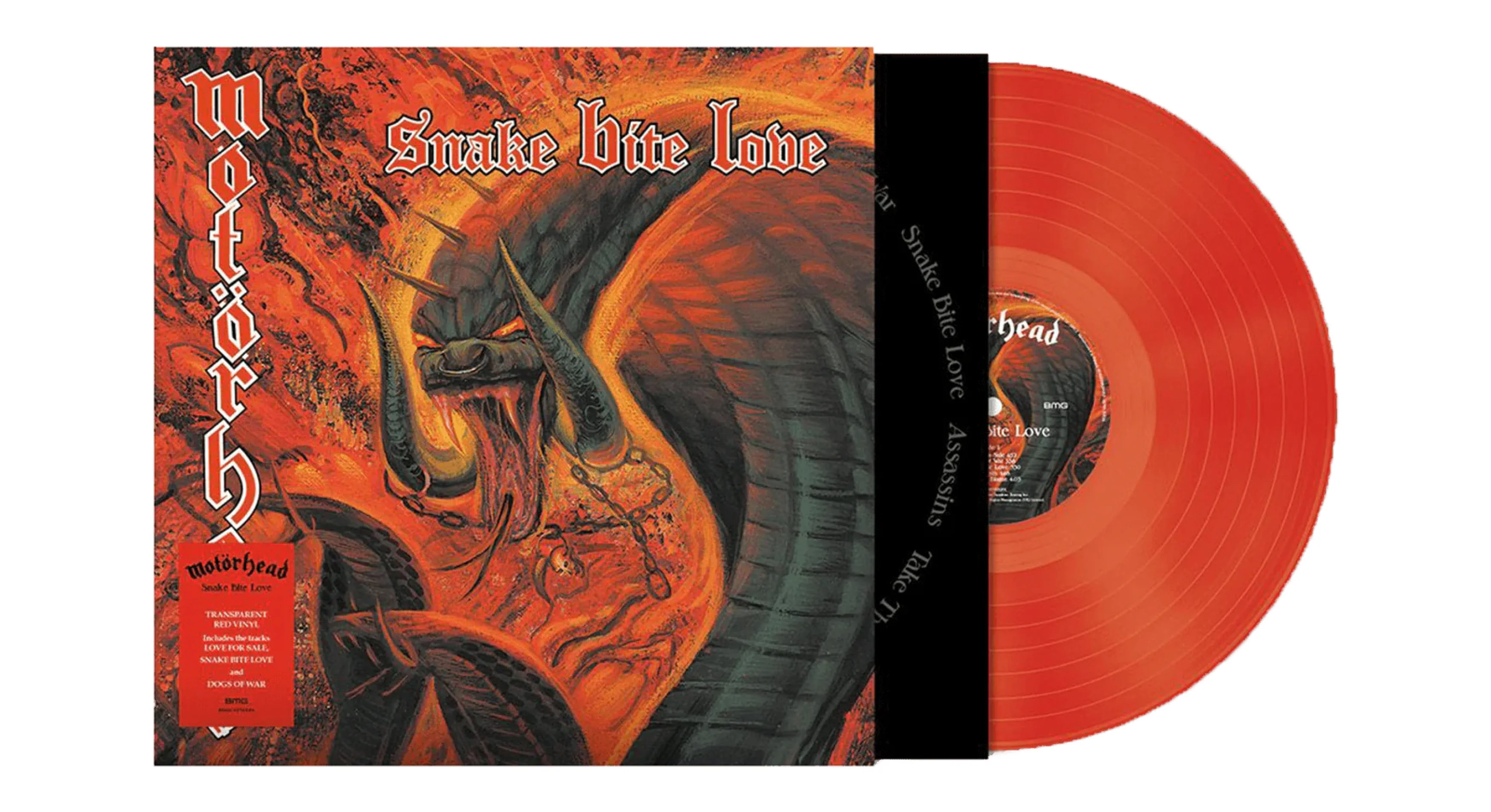 MOTORHEAD - SNAKE BITE LOVE 1998/2023 (BMGCAT762LPX, Red) BMG/EU MINT MOTORHEAD - SNAKE BITE LOVE 1998/2023 (BMGCAT762LPX, Red) BMG/EU MINT
